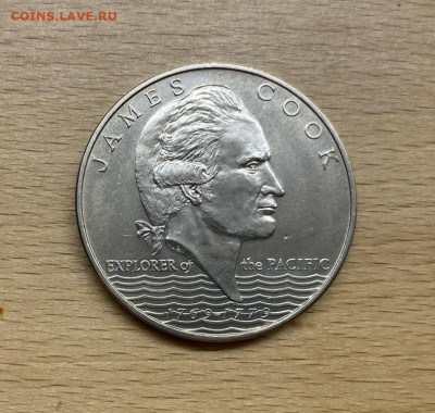 Крона Шайба Самоа 1 тала 1970 200 лет путешествиям капитана - krona_shajba_samoa_1_tala_1970_200_let_puteshestvijam_kapitana_kuka