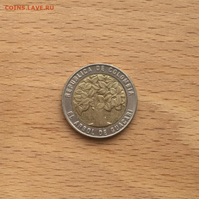 биметалл Колумбия 500 песо 2012 Дерево Флора - bimetall_kolumbija_500_peso_2012_derevo_flora (1)