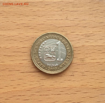 биметалл Венесуэла 1 боливар 2009 - bimetall_venesuela_1_bolivar_2009