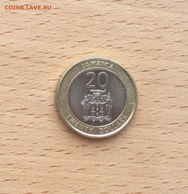 биметалл Ямайка 20$ доллар 2015 - bimetall_jamajka_20_dollar_2015