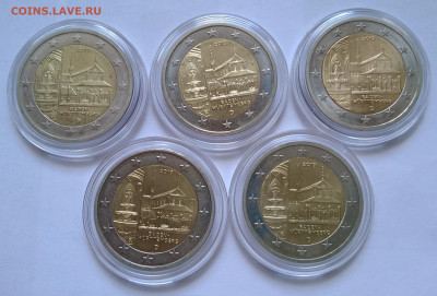 Германия 2 евро 2013 Баден-Вюртемберг 5 дворов (A,D,F,G,J) - IMG_20250307_164905