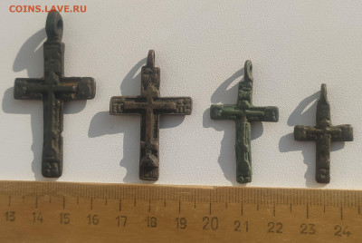 Крестики - 4шт. 18-19 вв. до 13.03.24. 22-00 Мск - Крестики - 4шт