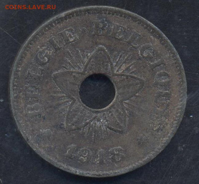 Бельгия 50 сантимов 1918 г.9.03.2025 г. 22 -00 МСК. - Бельгия2