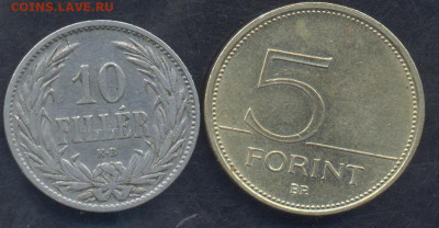 Венгрия 10 филлеров 1895 г. 9.03.2025 г. 22 -00 МСК. - Венгрия1