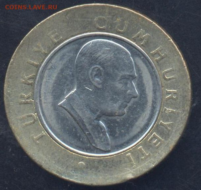 Турция 50 курушей 2005 г. 9.03.2025 г. 22 -00 МСК. - Турция1