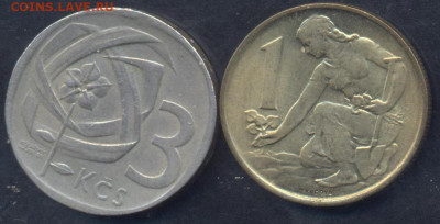 Чехословакия 1 крона 1985 г.9.03.2025 г. 22 -00 МСК. - Чехословакия1