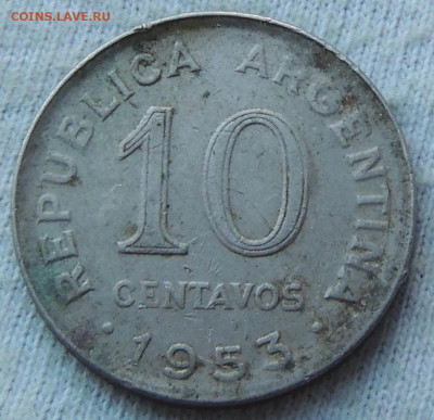 Аргентина 10 сентаво 1953 до 11.03.2025 - Аргентина 10 сентаво 53.JPG
