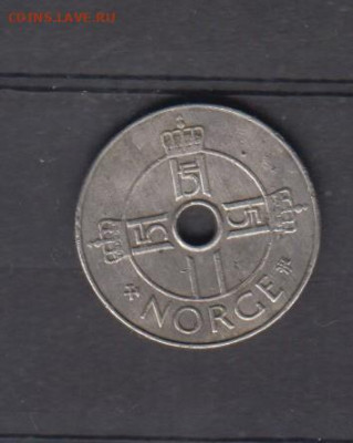 Норвегия 1997 1крона до 13 03 - 197