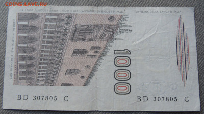 Италия 1000 лир 1982 до 11.03.2025 - Италия 1000 лир 82 .JPG