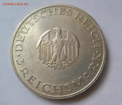 Веймар 3 рейхсмарки 1929 Готхольд Лессинг двор E до 16.03 - IMG_20250301_153746