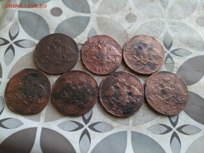 5 копеек 1831-1834 СМ, 7 штук до 13.03.2025 - 7пят (4)