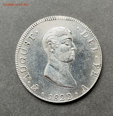 8 реалов 1822 мексика - 121127610