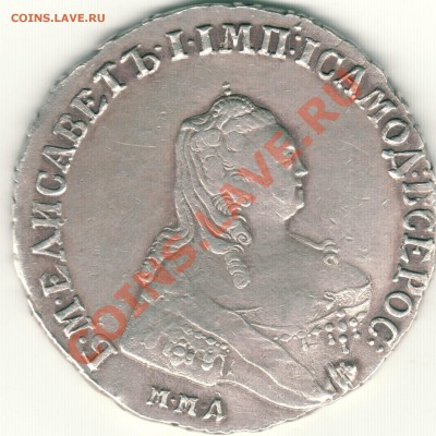 рубль 1754 ммд - определение подлинности - 1r-1754mmd-1