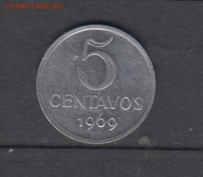 Бразилия 1969 5с до 15 03 - 70