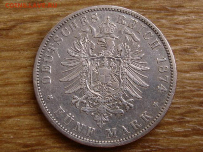 Пруссия 5 марок 1874 А до 15.03 в 22.00М - IMG_5149.JPG
