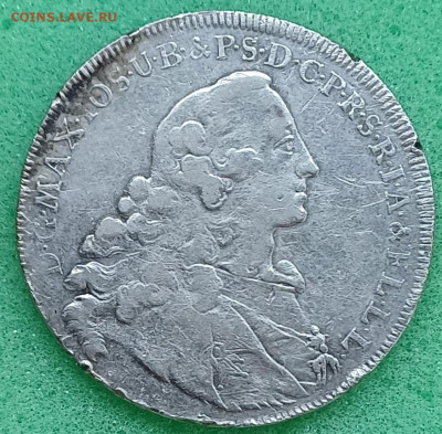 Бавария. Талер. 1757г. Масимилиан Иосиф. - 20250311_222043