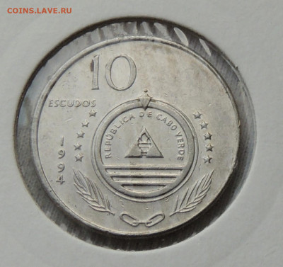Кабо-Верде 10 эскудо 1994 до 16.03.2025 - Кабо-Верде 10 эскудо 94 .JPG