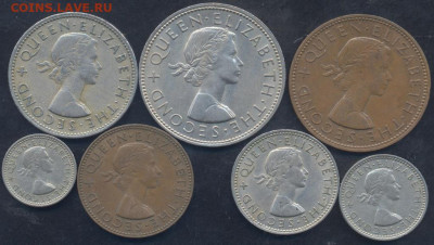 2 пенни- полукрона 1957-1965 г.г. - Елизавета Вторая1