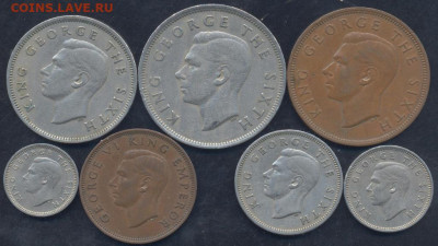 2 пенни- полукрона 1947-1952 г.г. - Георг Шестой1