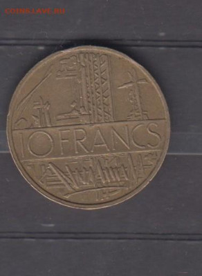 Франция 1977 10 франков до 19 03 - 525