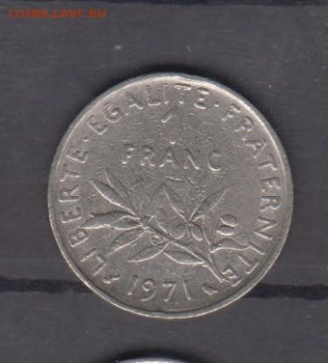 Франция 1971 1 франк до 20 03 - 557