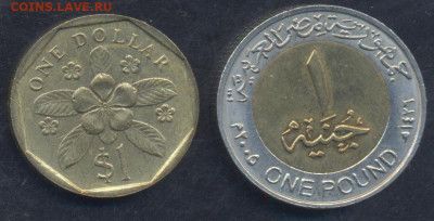 Сингапур 1 доллар 1988 г. 17.03.2025 г. 22 -00 МСК. - Египет1