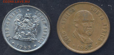 ЮАР 5 центов 1983 г.17.03.2025 г. 22 -00 МСК. - ЮАР