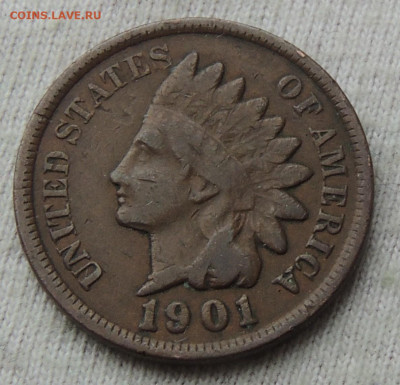 США 1 цент 1901 до 19.03.2025 - США 1 цент 1901 .JPG
