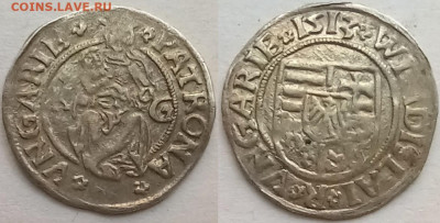 Денар, Владислав II, 1512,13гг, 2 шт, до 20.03.25 - 1513