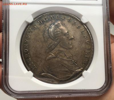 Зальцбург Талер 1789 Иероним фон Коллоредо Слаб NGC AU53 - IMG_8811.JPG