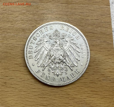 Саксония 5 марок 1904 Георг Посмертная Памяти короля aUNC - saksonija_5_marok_1904_georg_posmertnaja_pamjati_korolja_aunc_germanskaja_imperija_germanija_serebro_krona (5)