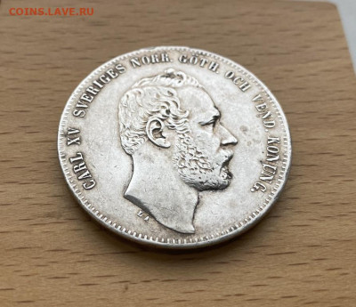 Швеция 4 риксдалер риксмюнт 1864 Карл XV серебро XF Крона - redkost_shvecija_4_riksdaler_riksmjunt_1864_karl_xv_serebro_xf_krona_shajba_redkaja (3)