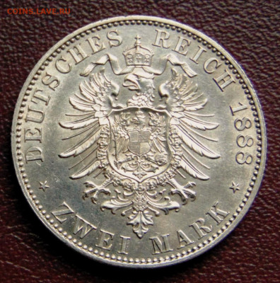 Пруссия. 2 марки 1888, Фридрих. До 23.03.25 в 22.00 МСК - DSC09559.JPG