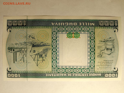 Мавритания 1000 угия 1989 г. UNC до 24,03,25 по МСК 22-00 - Мавр-1000-6