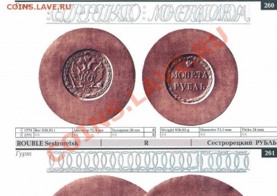 Медная копия оттиска Сестрорецкого рубля 1771 до 13.02.12 22 - Рубль-1771-каталог.JPG