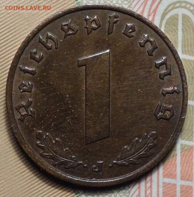 3 рейх 1 рейхспфенинг 1937г J 25.03.25 в 22-00 - 1рп 1937 J реверс.JPG