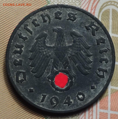 3 рейх 1 рейхсп.1940г J цинк 25.03.25 в 22-00 - 1рп 1940 J цинк аверс.JPG