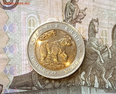 Красная книга. 50 рублей 1993г. медведь до 22.03 - 34
