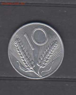 Италия 1980  10 лир ( блеск) до 24 03 - 97