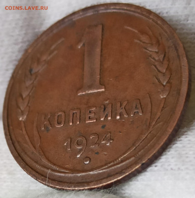 1 копейка 1924. До 25.03.25 в 22.00 МСК - 1742120888237