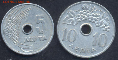 Греция 10 лепта 1969 г. 23.03.2025 г. 22 -00 МСК. - Греция 10 1
