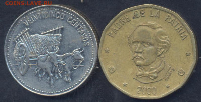 Доминикана 1 песо 2000 г.23.03.2025 г. 22 -00 МСК. - Доминикана1