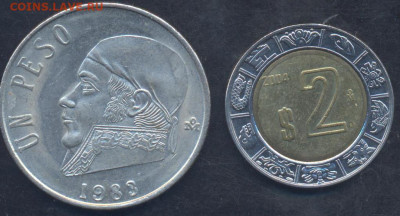 Мексика 2 песо 2004 г.23.03.2025 г. 22 -00 МСК. - Мексика1