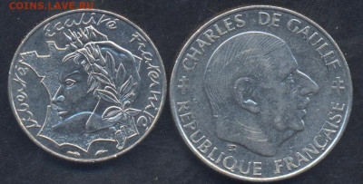 Франция 1 франк 1988 г.23.03.2025 г. 22 -00 МСК. - Франция1