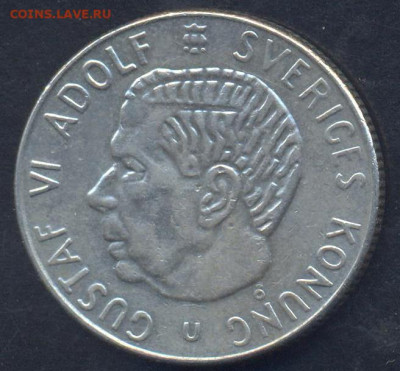 Швеция 1 крона 1973 г.23.03.2025 г. 22 -00 МСК. - Швеция крона1