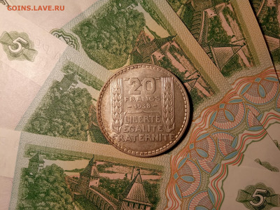 20 франков 1938 Франция - 15