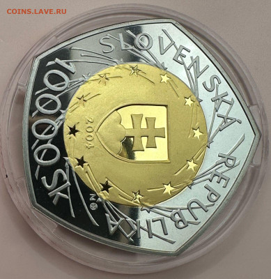 10000 крон 2004.Словакия. Присоединение к ЕС золото+палладий - 6911ee50-ab3b-4327-95c1-2de7d2fbb48b