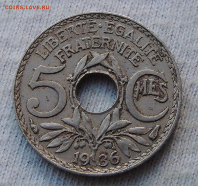 Франция 5 сантимов 1936 до 26.03.2025 - Франция 5 сантимов 1936.JPG