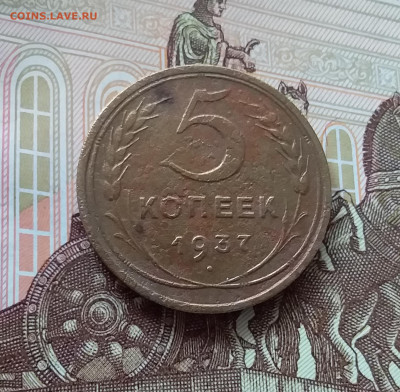5 копеек 1937. До 27.03.25 в 22.00 - 20250323_155011