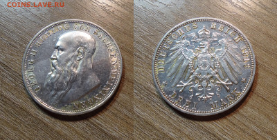 Саксен-Майнинген 3 марки 1913 - DSC00006.JPG